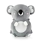 PandaEar Baby Head Protection Backpack, Adjustable Toddler Walking Head Protector Pad Safety Cushion (Koala Grey)