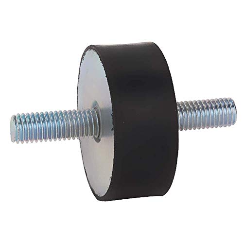 Foto von 50x20mm Gummi Schwarz Doppelschraube Silentblock M10 Anti-Vibration Halterung für Industrie 5er Set