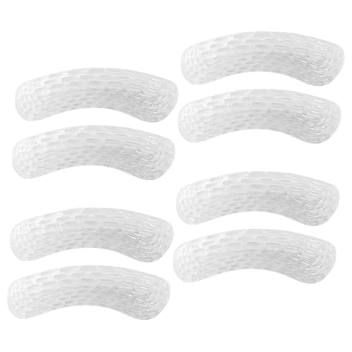 PLAFOPE Wearable Heel Stickers 4 Sets Anti-Dropping Pads Soft and Comfortable for Casual High Heel Leather Shoes Protect Your Feet