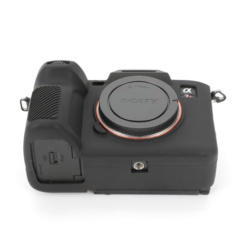 Funda de silicona negra para cámara Sony A7RV miniatura 5