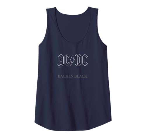 Image of AC/DC - Back in Black Album Artwork Tank Top