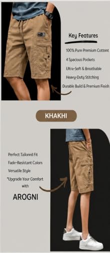 Image of Brulry Men's Shorts || Cotton Casual Shorts for Man || Shorts Pant for Men