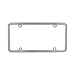Pilot Automotive WL127-C Chrome Square Top 4-Hole Mount License Plate Frame