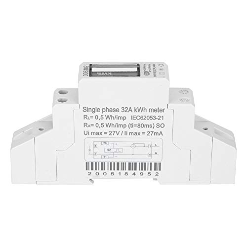 Medidor de energia ferroviária, medidor de contador seguro, para medição de rede CA Conector industr