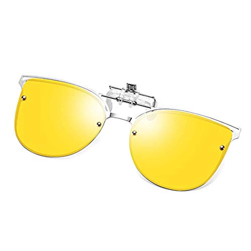 Polarized Clip-on Sunglasses Anti-Glare UV 400 Protection Aviator/Cateye Sun Glasses Clip On Prescription
