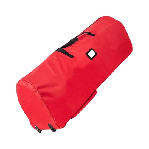 Contenedor navideño con ruedas cremalleras tela Oxford impermeable árbol