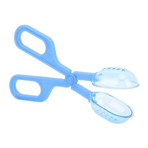 GLOGLOW Amphibian Terrarium Feeding Clamp, Reptile Feeding Clamp Transparent Design for Spider for Feeding for Cricket