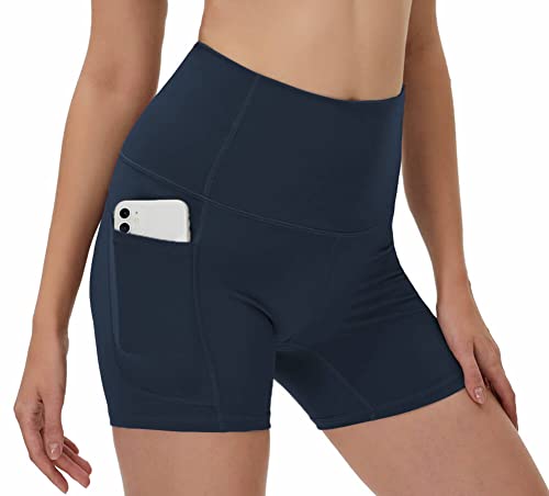 Short de motard femme bleu marine en XL XXL avec poches