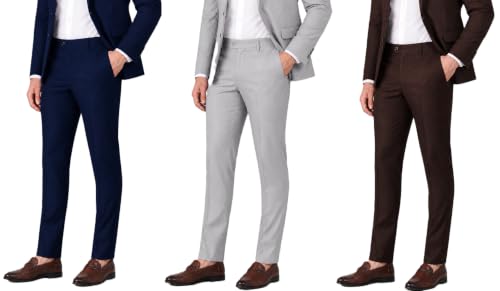 Image of Mens Formal Pant | Comfortable Cotton Trousers for Office and Business Wear