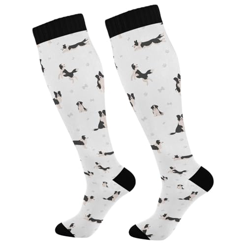 Image of Compression Socks for Women & Men, Knee High Socks for Circulation Medical Running Athletic Nurse Travel