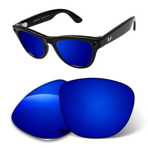 Image of 1.6MM Transition Replacement Lenses Compatible with Ray-Ban Meta Skyler RW4010 /RW4014 52mm Smart Glasses, Scratch-Proof