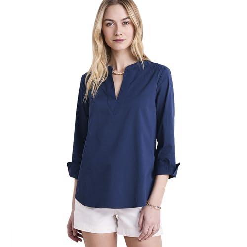 vineyard vines Women's Harbor Seersucker Savannah Popover