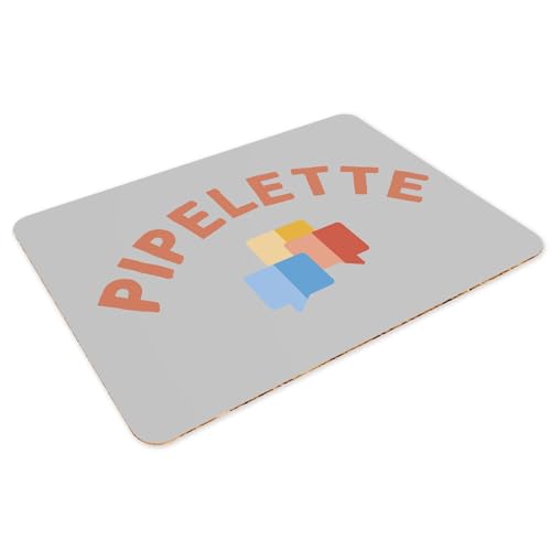 Sets de table gris en liège pour repas animés entre copines