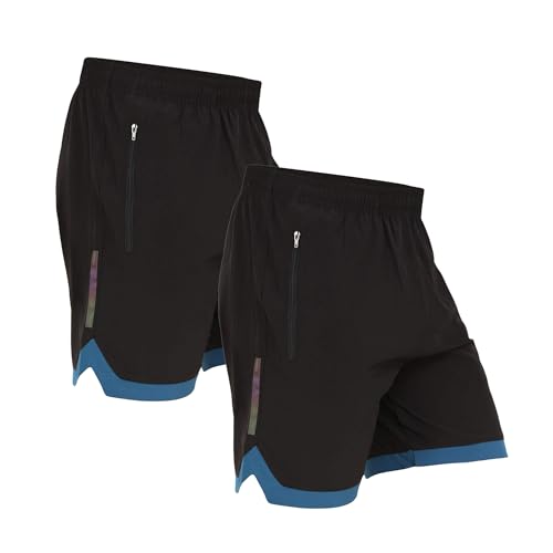Image of NEVER LOSE Mens Running Athletic Shorts 5 inch Inseam Quick Dry Workout Shorts Men Lightweight Gym Shorts with Pockets