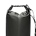 Yiju Dry Bag Waterproof for Women Men Portable Roll Top 10L Dry Storage Backpack for Ski Travel Canoeing Boating Mountaineering, Black