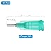 PATIKIL Blunt Tip Dispensing Needles 18G, 20 Pcs 1/4 Inch Industrial Liquid Dispenser Needle with Lure Lock for Refilling Liquid Ink Adhesive Glue
