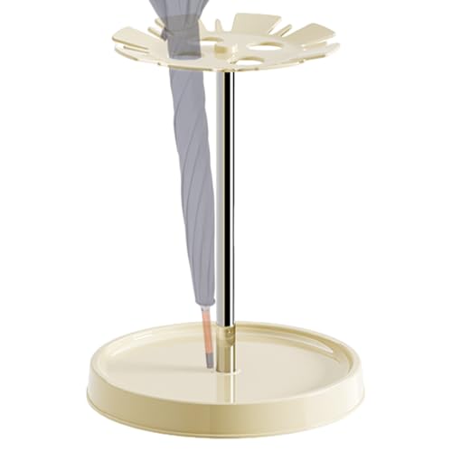 Portaombrelli per ingresso interno, grande portaombrelli, portaombrelli, in acciaio inossidabile, con 4 fessure, scolapiatti per ombrelli, vassoio collettore d'acqua piovana per ombrelli lunghi E