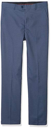 Isaac Mizrahi Boys' Slim Fit Birdseye Texture Dress Pants