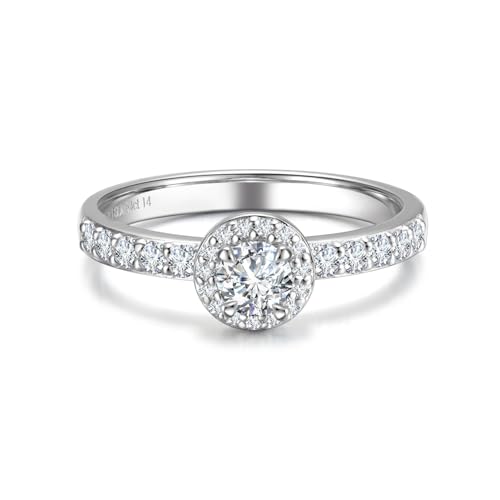 Bague de fiançailles argent 925 pour une demande unique
