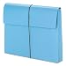 Smead Expanding File Wallet with Closure, 2" Expansion, Closure, Letter Size, Blue, 10 per Box (77203)
