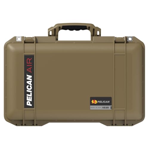Image of Pelican Air 1535 Multi-Purpose Hard Case - No Foam (Empty) - For Camera, Drone, Equipment, Gear, Electronics, Overlanding, Camping, and Travel - OCP Tan