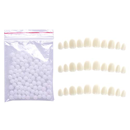 Smile Temporary Tooth Kit Deluxe 3 Shades of Temporary Teeth Bead Replacement (Natural Color)