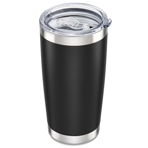 Orebigo 20 oz Tumbler with Lid Stainless Steel Double Wall Vacuum Insulated Tumblers Powder Coated Cups Travel Mug Keep Drinks Cold and Hot