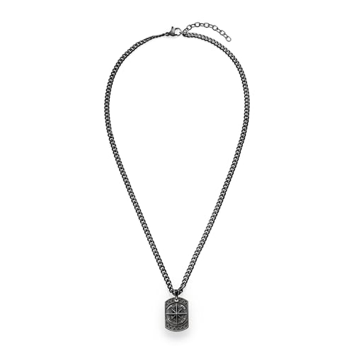 Collier et bracelet s.Oliver en cuir pour hommes style élégant en bureau et soirée
