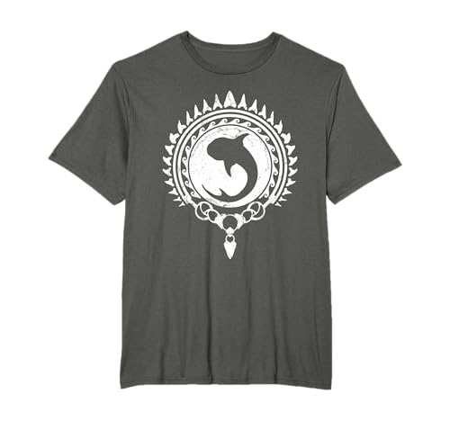 Tiburón ballena tatuaje polinesio Camiseta