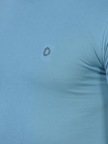 Image of Dollar Super Combed Cotton Mens Assorted Solid T-Shirt