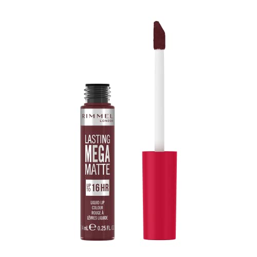 Rimmel London, Lasting Mega Matte, Labial fijo, 810, Plum This Show, 7.4 ml