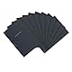 Oxford Bewerbungsmappe A4, aus Karton, Klemm-Mappe, anthrazit, 10er Pack