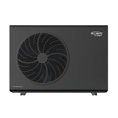 ALSAVO Pompe À Chaleur Air-Eau Monobloc HEAT EVI 10 kW, Monophasé, Avec Einzelventilator, A+++ Efficacité Énergétique, Pour Chauffage Et Eau Chaude