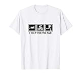 Cooles T-Shirt für Triathleten, Marathon Läufer und Schwimmer. Wenn du gerne Fahrrad fährst, Laufen gehst und schwimmen liebst, ist das Shirt genau das richtige Design Motiv für dich. Perfekt auch als Geschenk für Triathlon Bestreiter.
