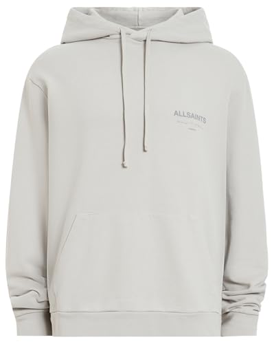 Sweat à capuche AllSaints Future Oth en coton premium anthracite L - 3