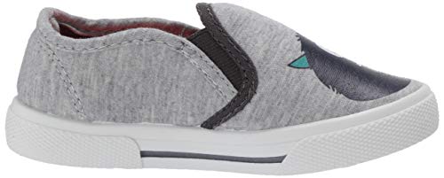 Carter's Boys' Damon Light Weight Slip On Casual Shoe Sneaker, Grey, 4 M Us Big Kid #TOP5