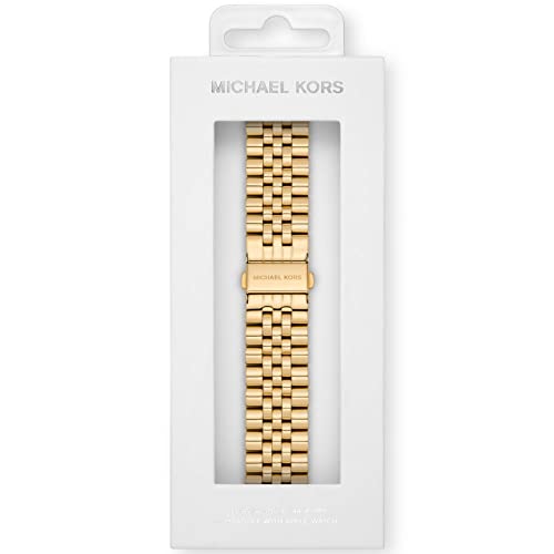 Image of Michael Kors Band for Apple Watch; Stainless Steel Smart Watch Bands for Women; Compatible with Apple Watch 38mm, 40mm, 41mm