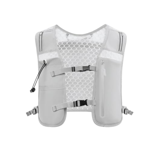 JYARZ Chaleco Reflectante Mochila De Senderismo Multifuncional Chaqueta De Seguridad For Ciclismo(Grey)