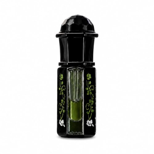 Image of SOLAVEA Green Oud Attar Perfume Oil for Men & Women | Premium Arabic Fragrance | Alcohol Free Long Lasting Concentrated Attar | Luxury Roll On Perfume with Oud, Rose & Musk Notes | Travel Friendly Perfume Oil 3ml (PACK OF 1)