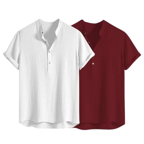 Image of Leriya Fashion Tshirt for Man | T Shirt for Mans | Mens TShirt's | Collarless T- Shirt for Mens | Half Sleeve Tshirt for Men (Available in Plus Sizes) Polycotton, Regular Fit
