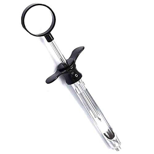 AAProTools Aspirating Syringe CW Type 1.8mL Black Color Handle Dental Instruments