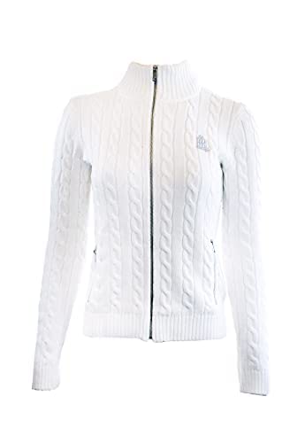 POLO RALPH LAUREN Women's Full Zip Cable Knit...