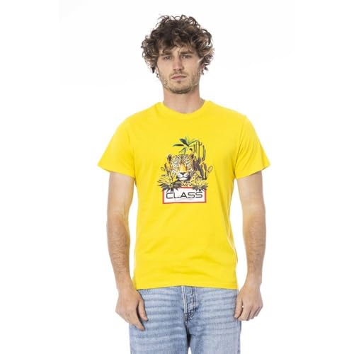 Tshirt Cavalli Class coton homme respirant à logo pour un style affirmé