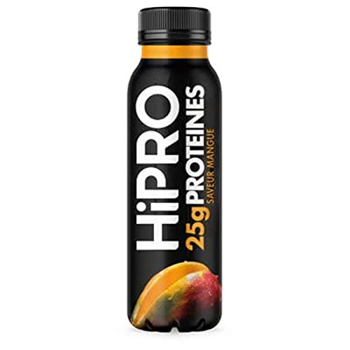 HIPRO Yaourt à boire saveur mangue protéiné 0% mg - La bouteille de 300g