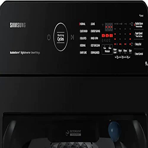 Image of Samsung 7.0 5 star Fully Automatic Top Load Washing Machine Appliance (WA70BG4582BVTL,Black Caviar)