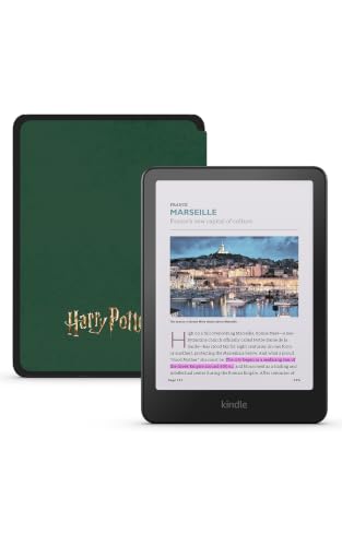 Amazon Kindle Colorsoft Bundle –Includes Kindle Colorsoft 16GB and Limited-Edition Harry Potter Case – Slytherin