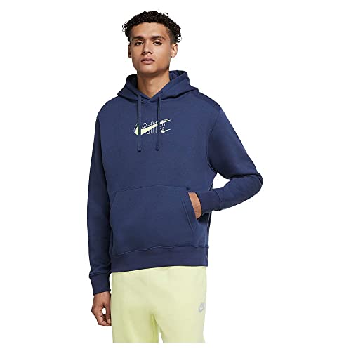 Nike Herren Po Air Prnt Kapuzenpullover, Midnight Navy, L EU