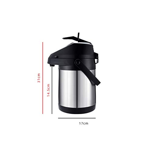 Tetera eléctrica de acero inoxidable 2.5L con aislamiento al vacío miniatura 6