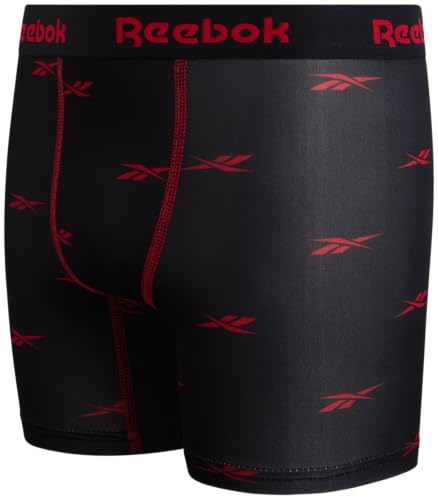 Reebok Boys Boxer Briefs - 8 Pack Performance Stretch Breathable Athletic Underwear Boxers for Boys (Sizes: 6-18)4