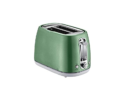 FGDSA 2-Scheiben-Toaster aus Edelstahl mit 6 Bräunungsstufen, Extra High Lift, Auftauen/Aufwärmen/Abbrechen, Retro…